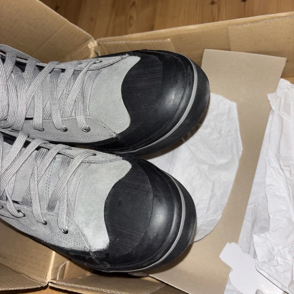 NIB $196 SOREL 12 Cheyanne Metro II Sneaker Waterproof Boots Quarry Gray Black